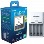 Panasonic Eneloop Basic Charger + 4x Panasonic Eneloop 1900mAh K-KJ51MCC40E – Zboží Živě