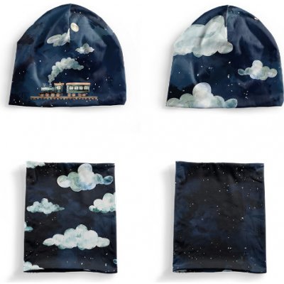 Takoy Panel se střihem M funkční úplet STRONG set čepice a nákrčník noční vláček – Hledejceny.cz