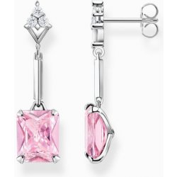 Thomas Sabo náušnice Pink and white stones H2177-051-9