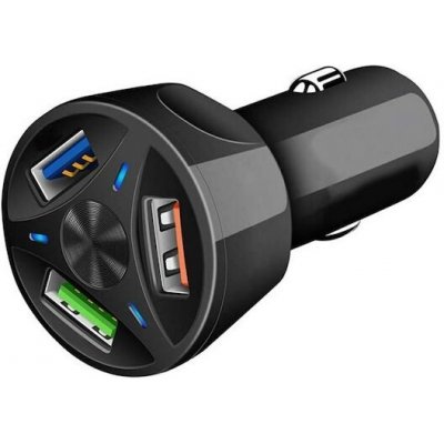 Nabíječka do auta 3xUSB, 3.1A – Sleviste.cz