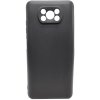 Pouzdro a kryt na mobilní telefon Pouzdro SES Ochranné silikonové obal karbon Xiaomi Poco X3 Pro - černé