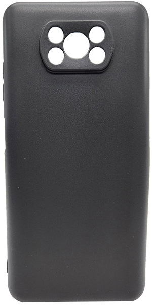 Pouzdro SES Ochranné silikonové obal karbon Xiaomi Poco X3 Pro - černé