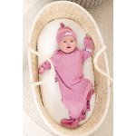 Moniel Novorozenecké body s uzlem Dots béžová – Zboží Mobilmania