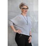 Lehký svetřík SUZIE Stříbrná – Hledejceny.cz