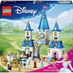 LEGO® Disney Princess 43275 Popelčin zámek a kočár s koňmi – Zboží Živě