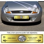 Svatební SPZ s textem na přání ZLATÁ SVATBA (1 ks) – Sleviste.cz