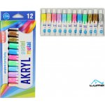 Luma Barvy akrylové metal + pastel sada 12 barev 12ml – Zboží Dáma