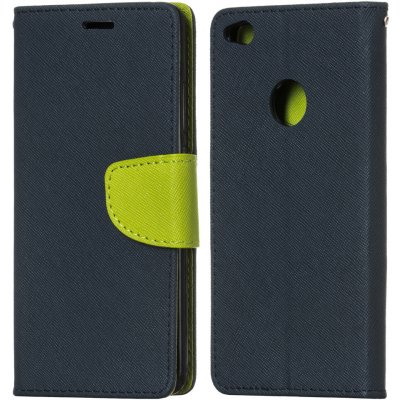 Fancy Book modro-limetkové – Huawei P8 Lite 2017 / P9 Lite 2017 / Honor 8 Lite – Sleviste.cz