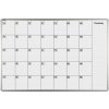 Tabule VMS Vision ekoTAB Plánovací tabule měsíční Stříbrná 100 x 70 cm