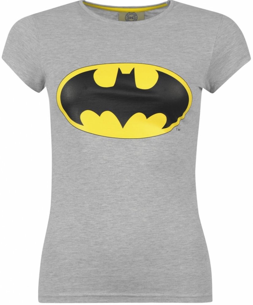 DC Comics Batman T Shirt Ladies batman triko grey | Srovnanicen.cz