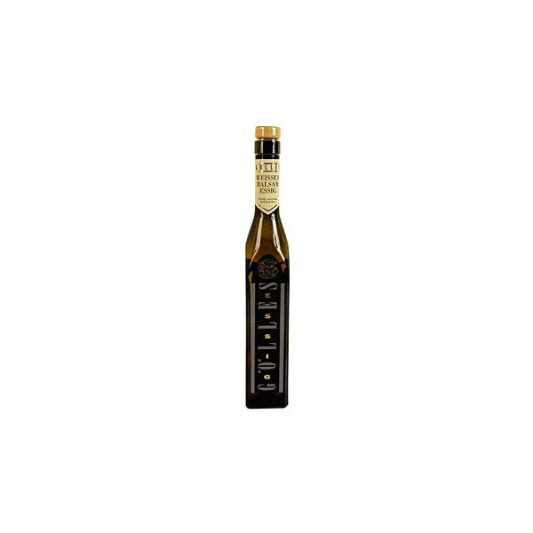 Ocet Gölles bílý vinný balsamico ocet vyrobený z hroznů Veltlínské zelené 6% kyseliny 250 ml