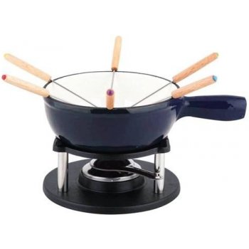 Fondue litinové sada ALPEN modrá