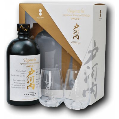 Togouchi PREMIUM 40% 0,7 l (dárkové balení 2 sklenice) – Hledejceny.cz