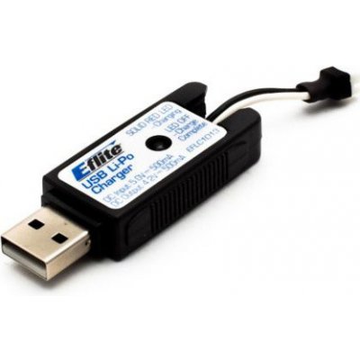 E-flite nabíječ LiPo 500mA UMX USB EFLC1013 3.7 V – Zboží Mobilmania