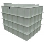 Mravec plast nádrž na pitnou vodu samonosná z certifikovaného PP hranatá 8m³ – Zbozi.Blesk.cz