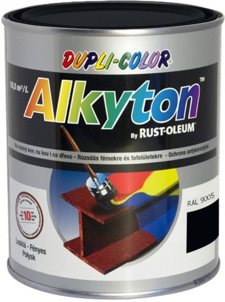 Alkyton kladívkový 0,75 l černá