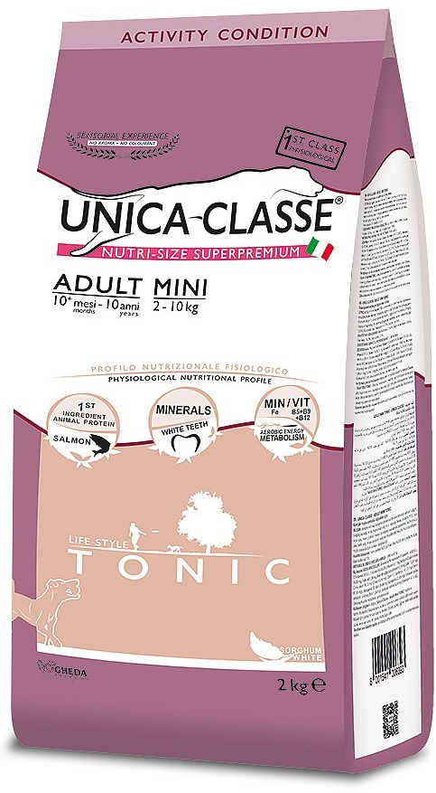 Unica classe Tonic Adult Mini Salmon 2 kg