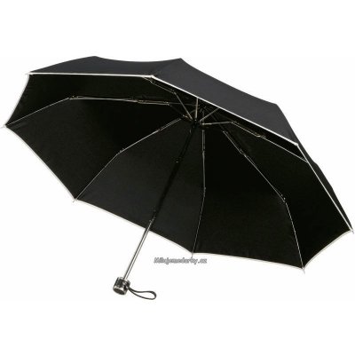 Balmain skládací deštník s bílým lemem černý od 529 Kč - Heureka.cz