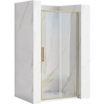 REA - Posuvné Sprchové Dveře Rapid Slide 100 Kartáčované Zlato REA-k4707 – Sleviste.cz