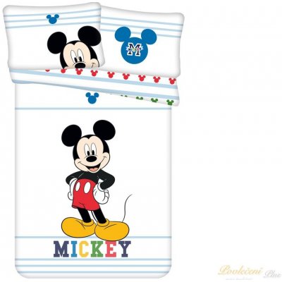 Jerry Fabrics povlečení Mickey colors 100 x 135 , 40 x 60 cm – Zboží Dáma