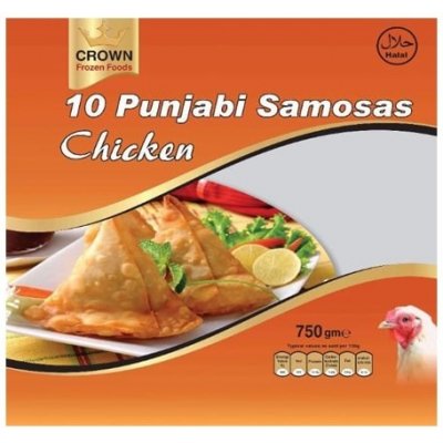 Crown Mražené Kuřecí Punjabi Samosa 10ks – Zboží Dáma