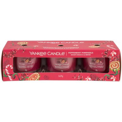 Yankee Candle Peppermint Pinwheels 3 x 37 g – Zbozi.Blesk.cz