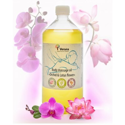 Verana masážní olej Orchidej & Lotosový květ 1000 ml – Zbozi.Blesk.cz