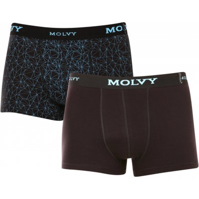 Molvy 2 pack pánské boxerky vícebarevné KP-081/B-BEU – Hledejceny.cz