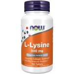 Now Foods L-Lysine 500 mg 100 tablet – Hledejceny.cz