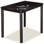 Signal Jídelní stůl Damar 80 x 60 cm, černá – Zboží Mobilmania