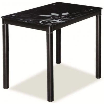 Signal Jídelní stůl Damar 80 x 60 cm, černá – Zboží Mobilmania