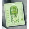 Pleťová maska Jigott Cucumber Real Ampoule Mask Okurková zklidňující pleťová maska 27 ml