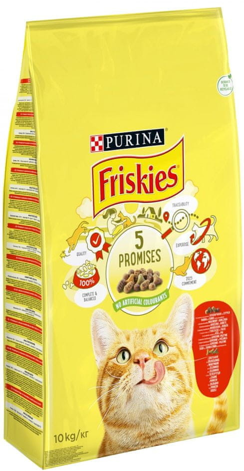 Nestlé Friskies kuře se zeleninou 10 kg