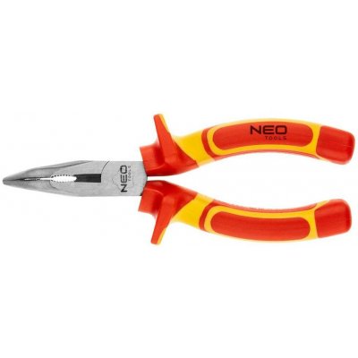 Neo Tools 01-227 kleště špičaté zahlé VDE 160mm (6"), crv, polished – Zboží Dáma