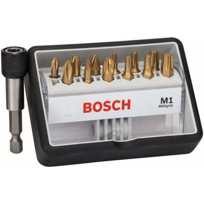 sada bitů šroubovacích Bosch (12+1 dílná Robust Line, M Max Grip 2607002577 – Zbozi.Blesk.cz
