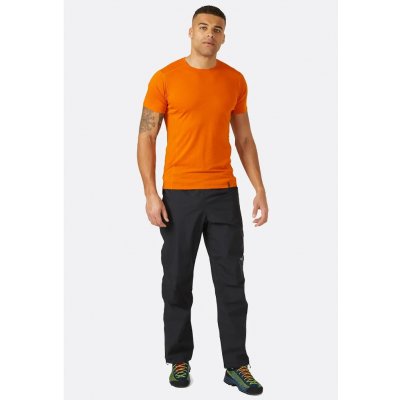 RAB Downpour Eco FZ pants pánské nepromokavé kalhoty Black – Zboží Mobilmania