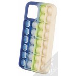 Pouzdro 1Mcz Pop It antistresové ochranné Apple iPhone 11 Pro modrá zelená béžová blue green beige – Hledejceny.cz