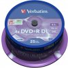 8 cm DVD médium Verbatim DVD+R DL 8,5GB 8x, AZO, spindle, 25ks (43757)