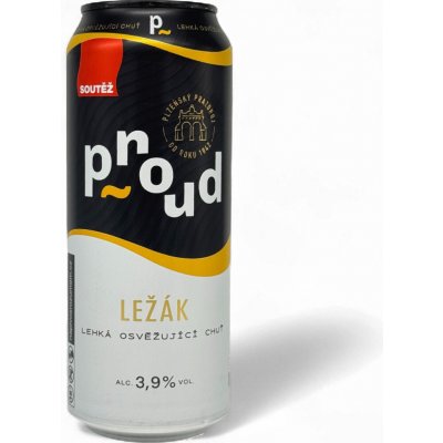 Proud světlý ležák 3,9% 0,5 l (plech) – Sleviste.cz