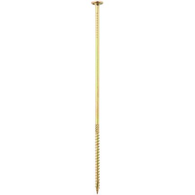 Konstrukční tesařský vrut 10x400mm TORX T40 Zn talířová hlava, 25ks – Hledejceny.cz