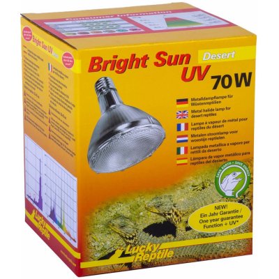 Lucky Reptile Bright Sun UV Desert 70 W – Zbozi.Blesk.cz