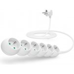 Connect IT prodlužovací kabel 6 zásuvek 2 m bez vypínače černý CI-1322 – Zboží Mobilmania