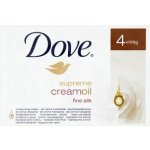 Dove Supreme Fine Silk toaletní mýdlo 4 x 100 g – Zbozi.Blesk.cz