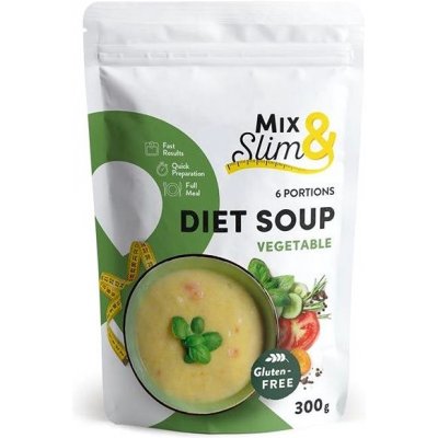 Mix Slim Dietní polévka zeleninová 10 porcí 300 g – Zbozi.Blesk.cz