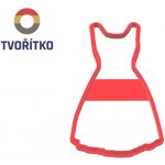 TVOŘÍTKO Šaty - obrysové vykrajovátko – Hledejceny.cz
