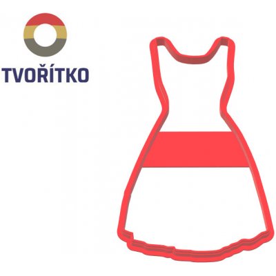 TVOŘÍTKO Šaty - obrysové vykrajovátko – Hledejceny.cz