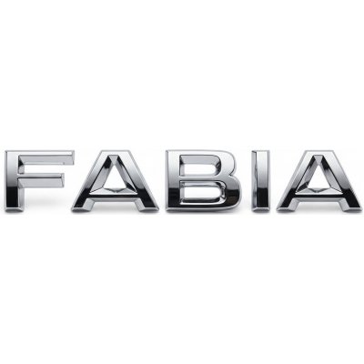 Škoda Auto Zadní nápis Fabia - Škoda Fabia II (2013 - 2014) - originál 5J6853687AA2ZZ | Zboží Auto