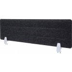 Design-Shop Akustický panel na stůl HWC-G76 tkanina/textil s reliéfem 100 x 30 cm černá – Zboží Dáma