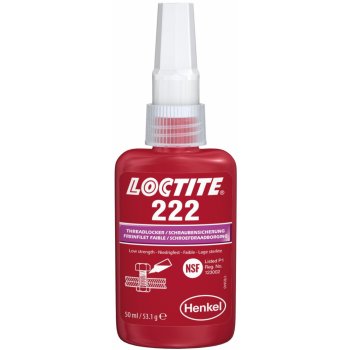 LOCTITE 222 na zajištění šroubů 50g