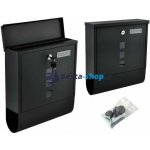 Poštovní schránka 31 x 34 cm - černá – Zbozi.Blesk.cz